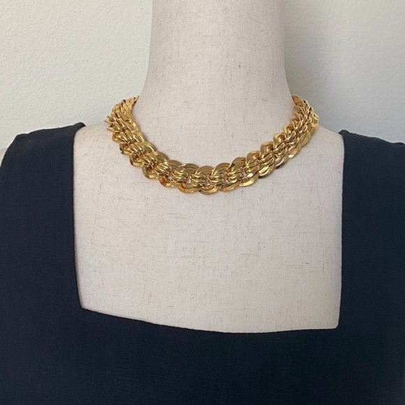 Napier Jewelry Vintage Napier Gold Tone Necklace Poshmark